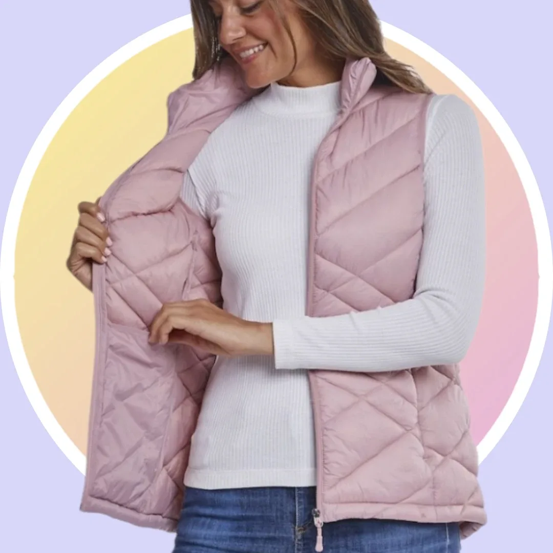 #Cleanout NWT 2X Packable Quilted Vest 2 Zip & 2 Inside Pockets image indicator(2)