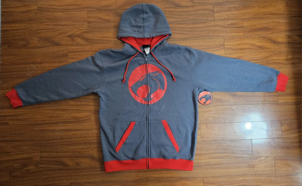 Thunder Cats zip up hoodie size Large