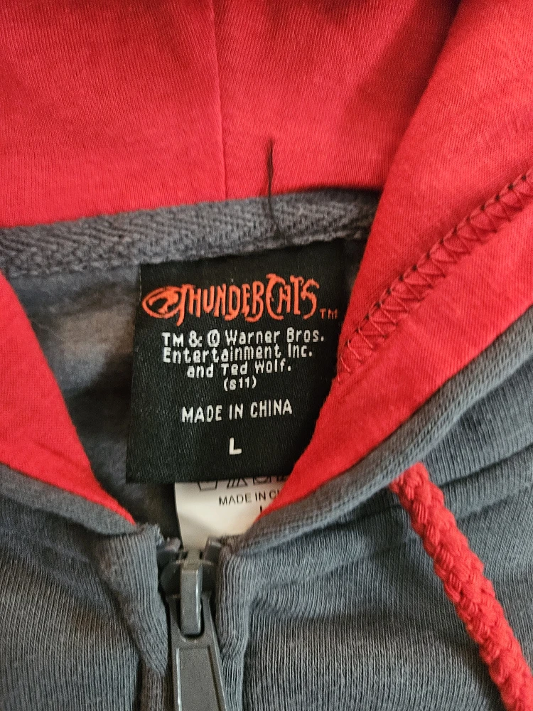 Thunder Cats zip up hoodie size Large - photo 3