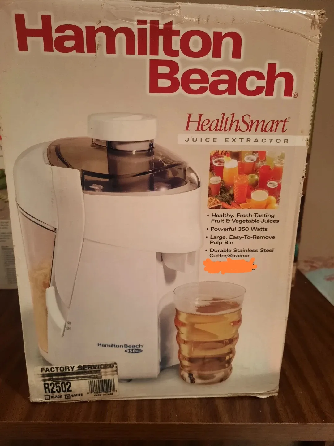 Hamilton Beach HealthSmart Juice Extractor