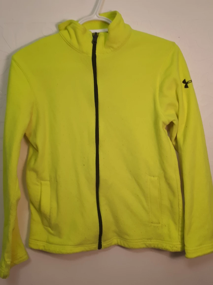 Unisex Youths' Under Armour YLG Fleece Jacket - Yellow