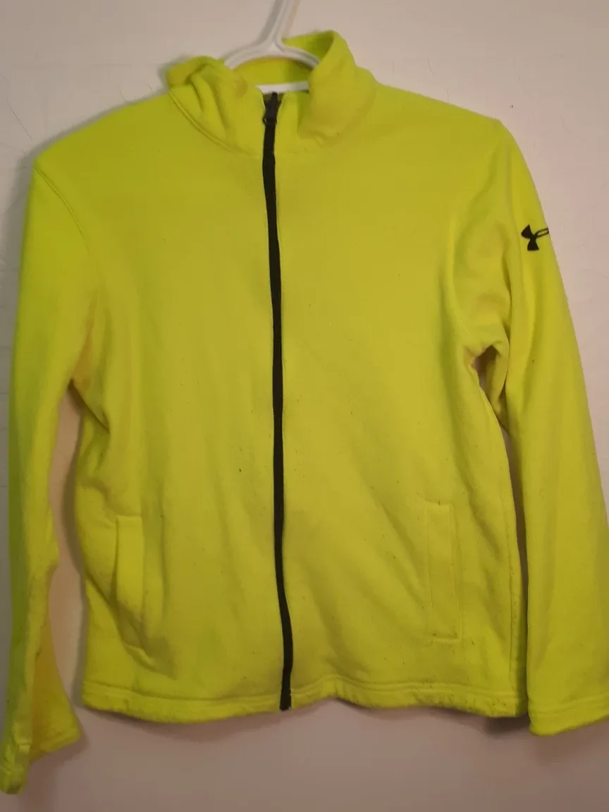 Under Armour YLG Fleece Jacket - Yellow
