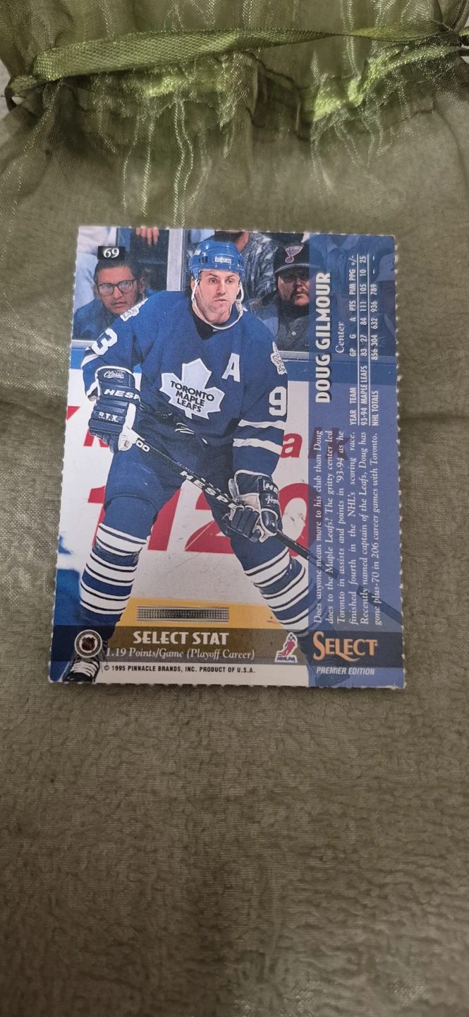 Doug Gilmour 1995 Select Premier Card - photo 2