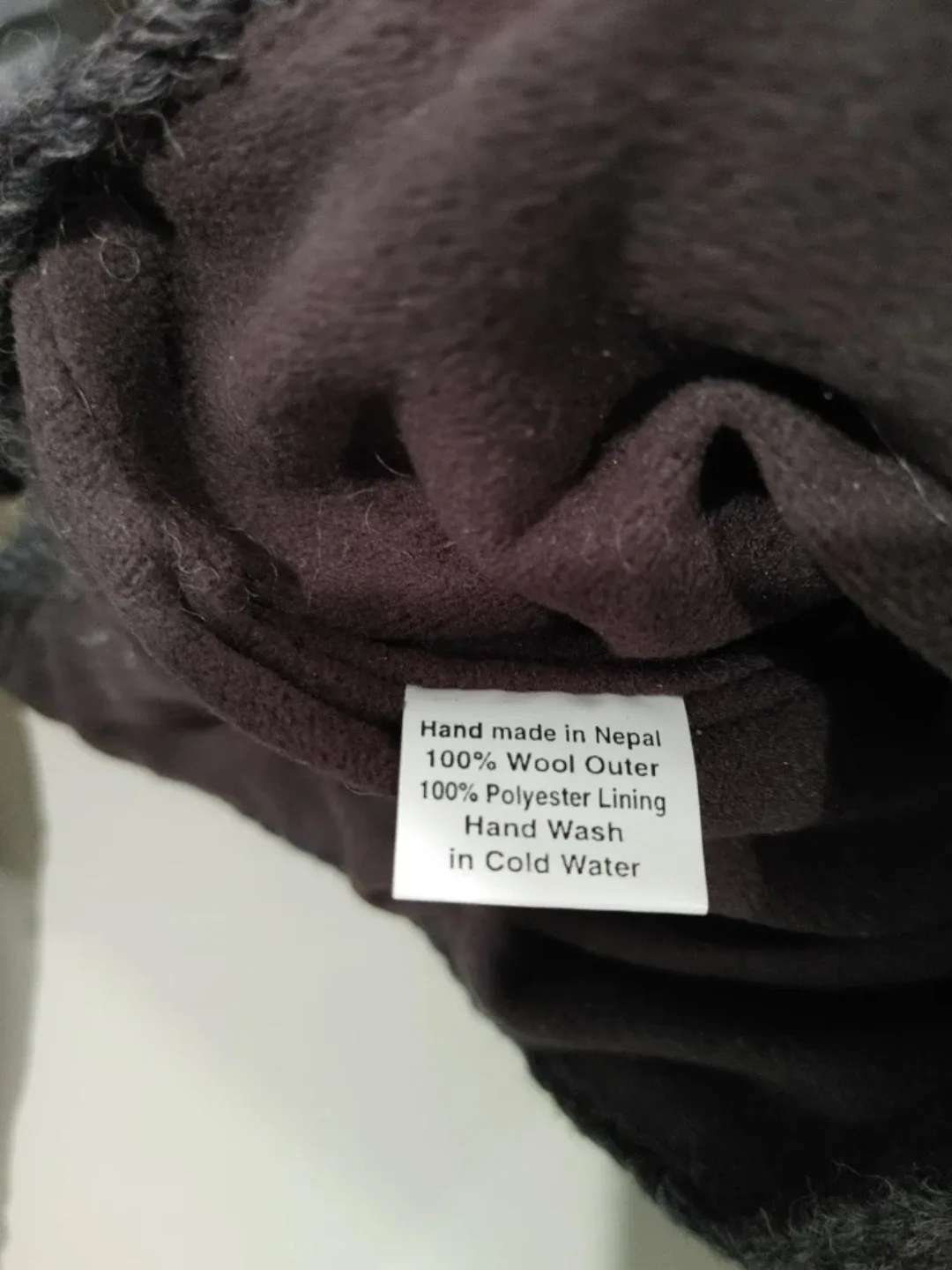 🧡BRAND NEW HANDMADE HIMALAYA WINTER WOOL HAT UNISEX ONE SIZE image indicator(4)