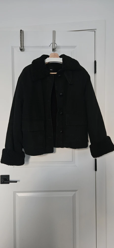 Mango Double-Sided Fleece Jacket - Black Denim #Cleanout - photo 5