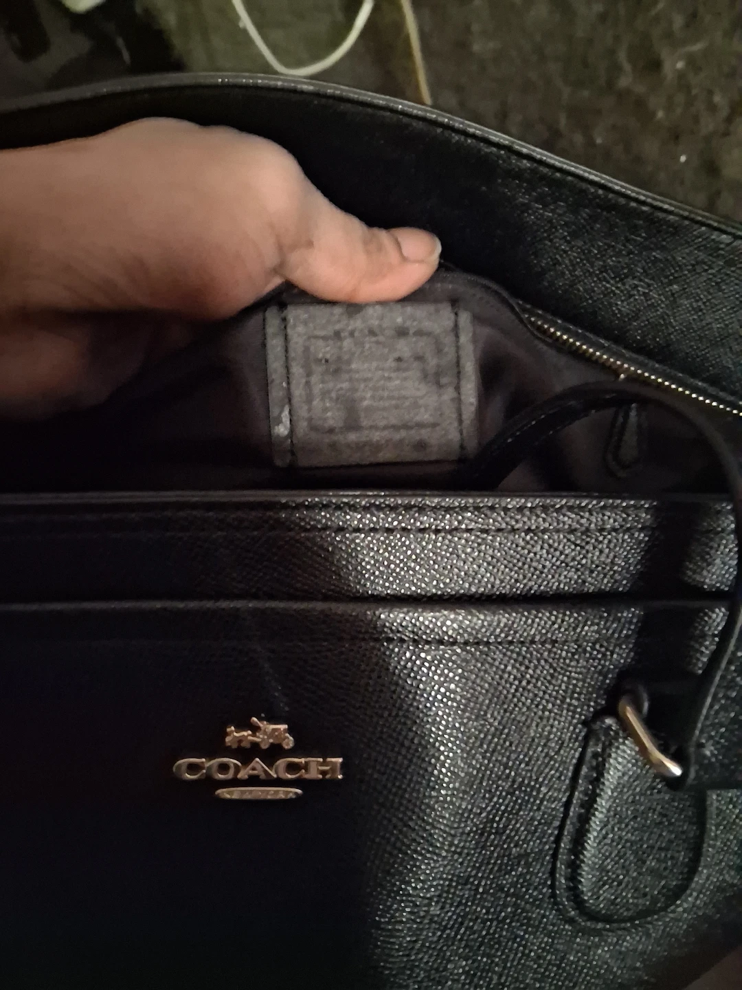 Coach Black Tote Bag - photo 3