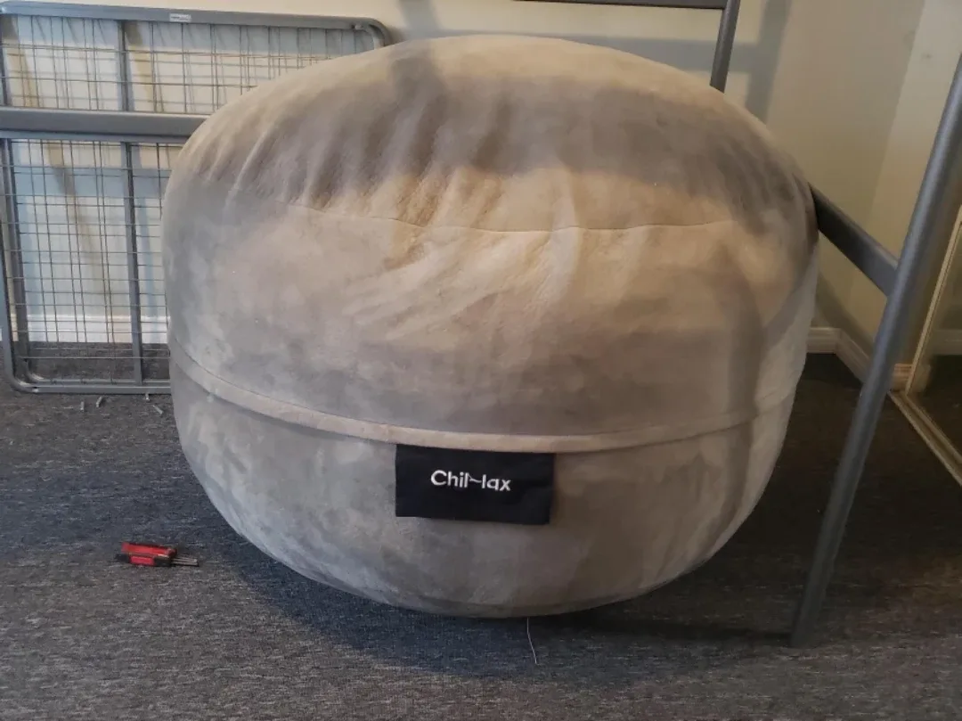 Chill-lax Beanbag Chair - Grey