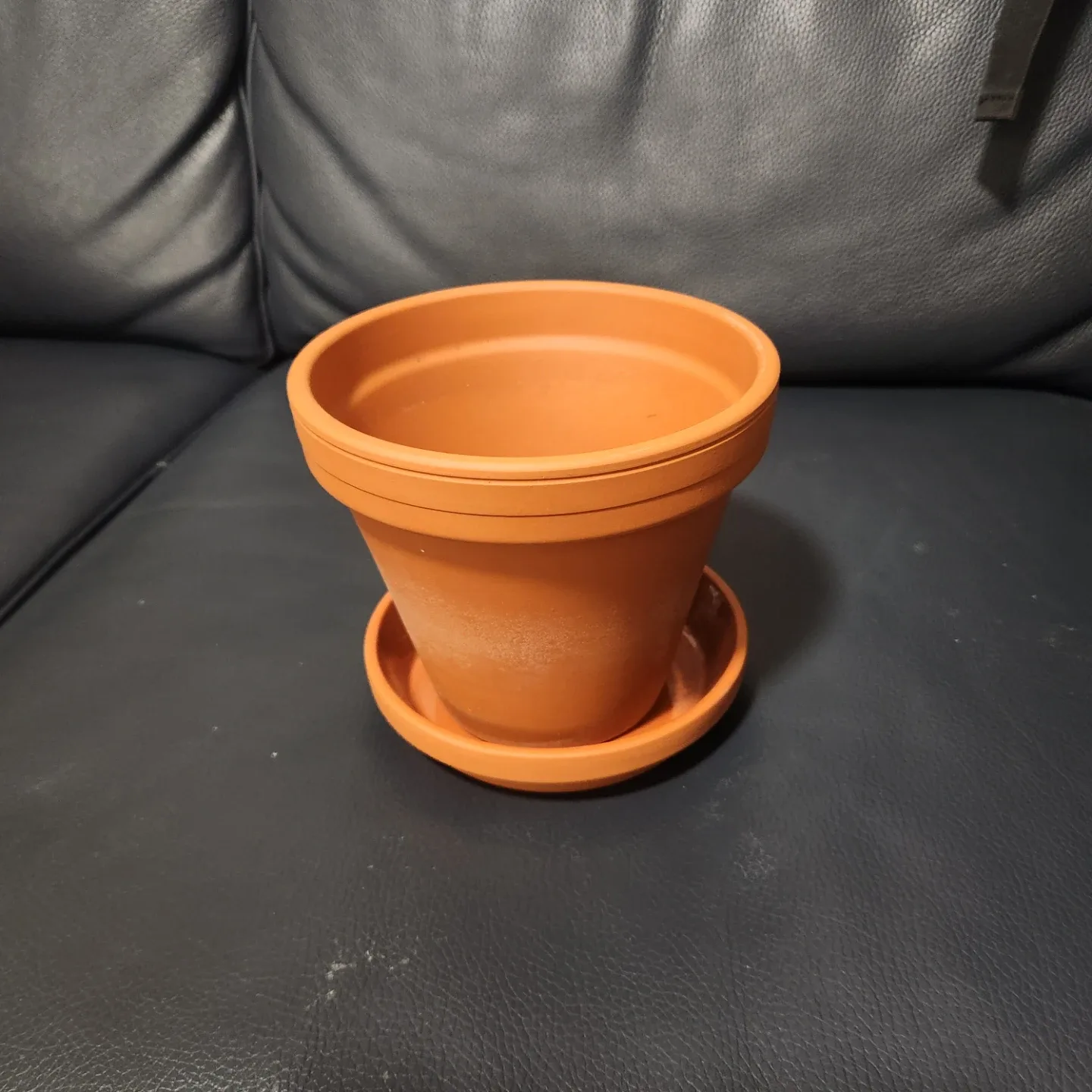 4cm Clay Saucer & Pot Set