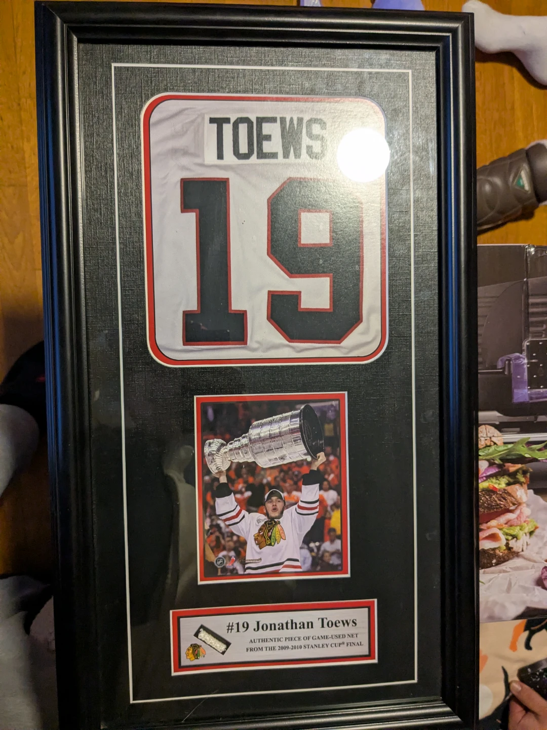 Framed Jonathan Toews Blackhawks Jersey - photo 2