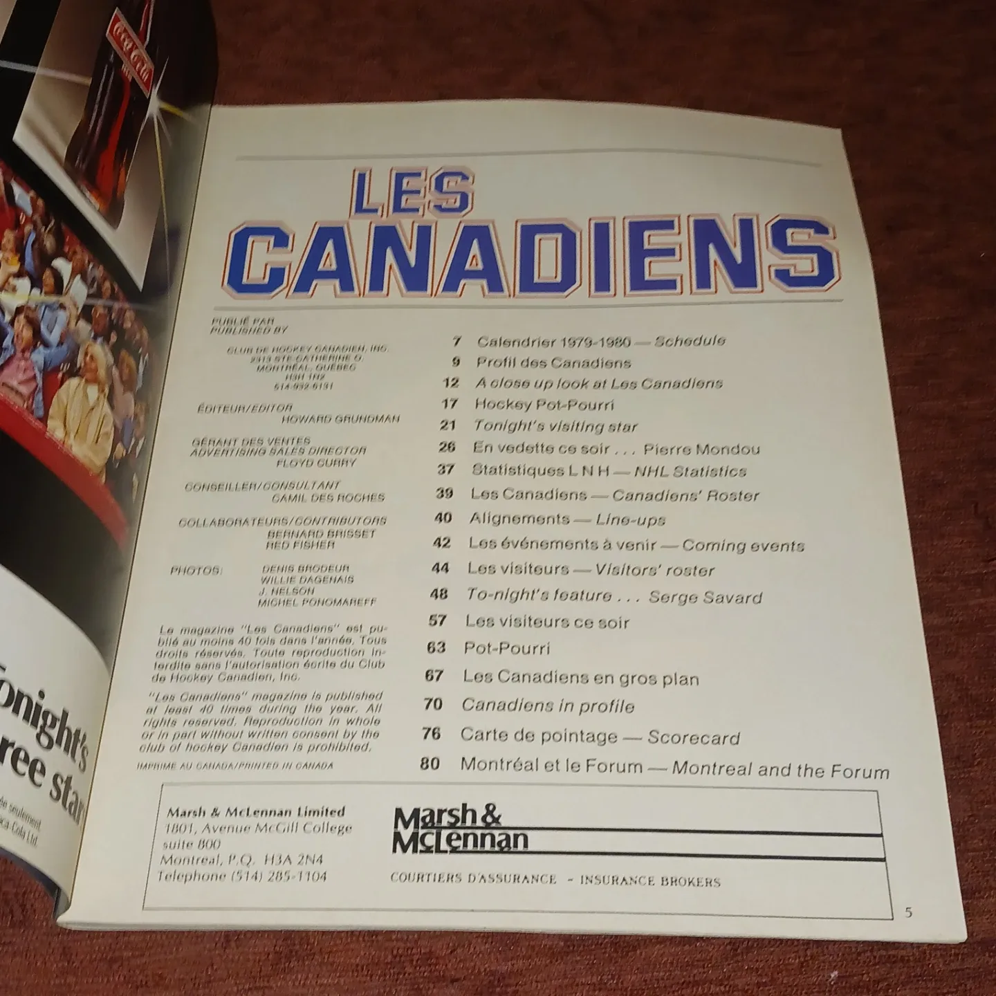 Les Canadiens Official Magazine 1979-80 image indicator(2)