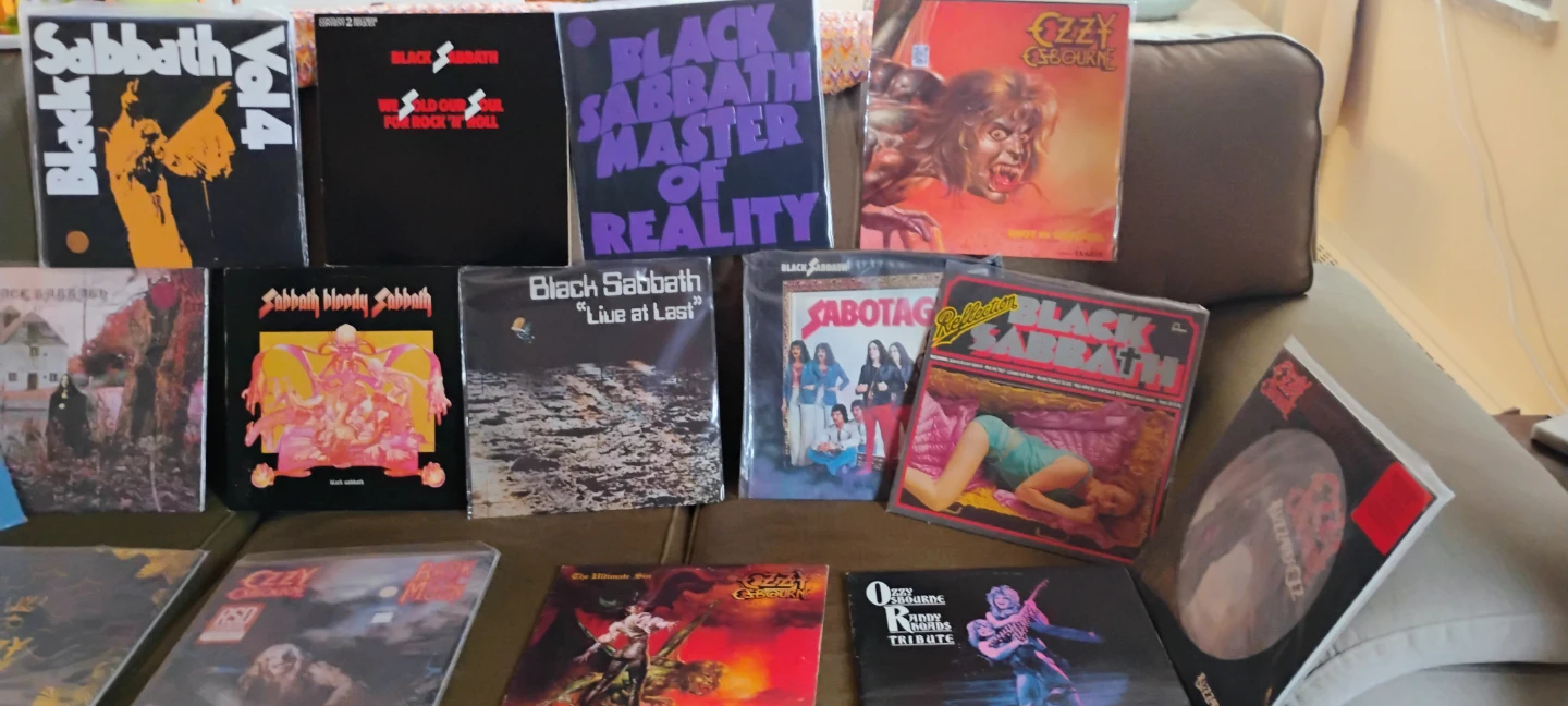 Black Sabbath & Ozzy Osbourne Vinyl Records Collection - photo 2