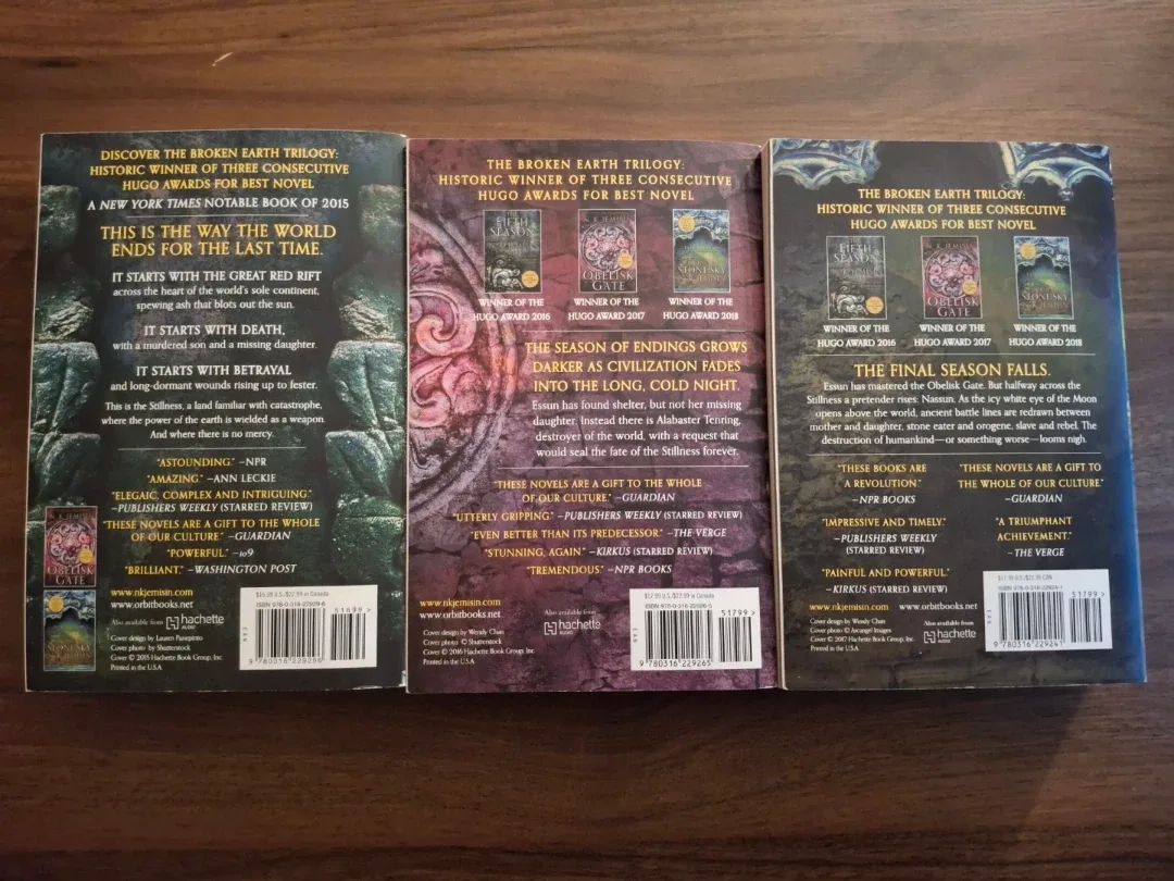 The Broken Earth Trilogy by N.K. Jemisin image indicator(3)