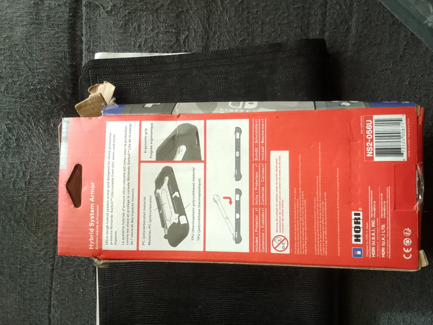 Nintendo Switch Lite Hybrid System Armor - Gray image indicator(6)