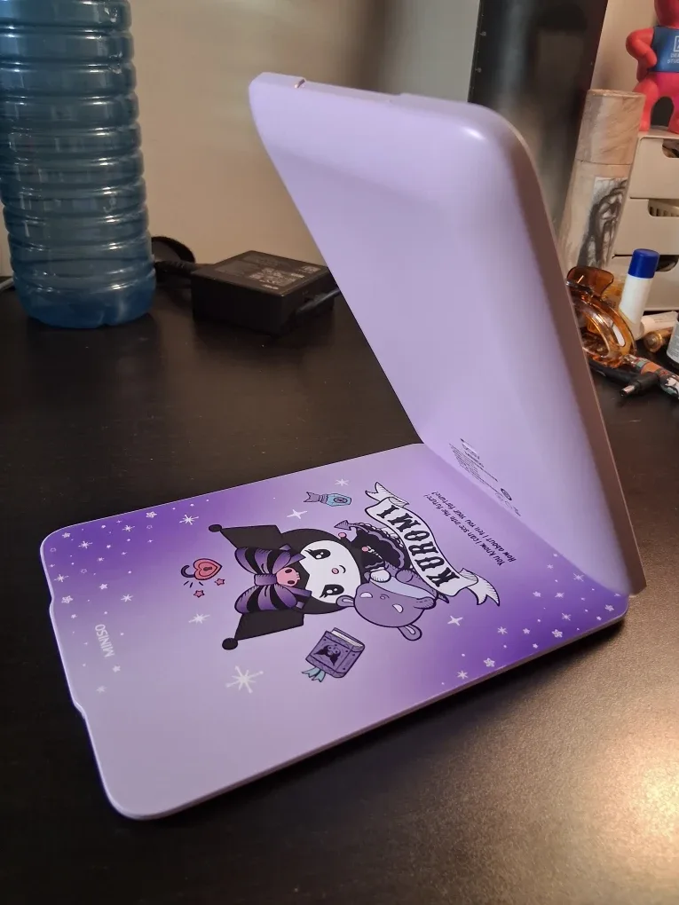 Miniso Kuromi LED folding mirror image indicator(7)