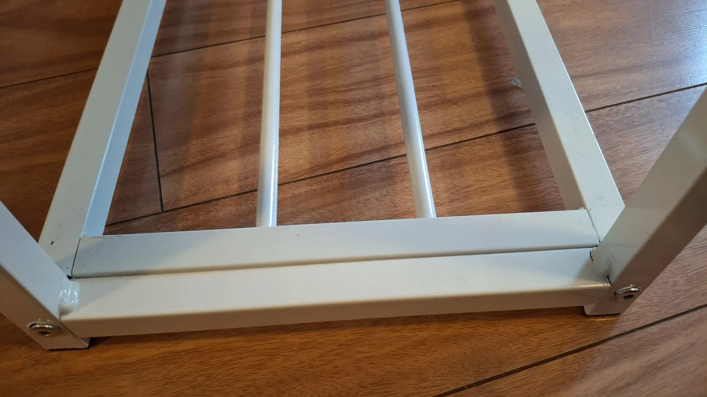 Bench with shelf underneath shoe organizer #cleanout image indicator(4)