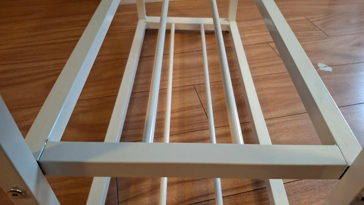 Bench with shelf underneath shoe organizer #cleanout image indicator(5)