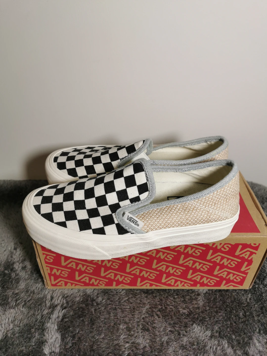 Brand new Vans Classic Slip-On Checkerboard Shoes - Women's 5.5 - photo 3