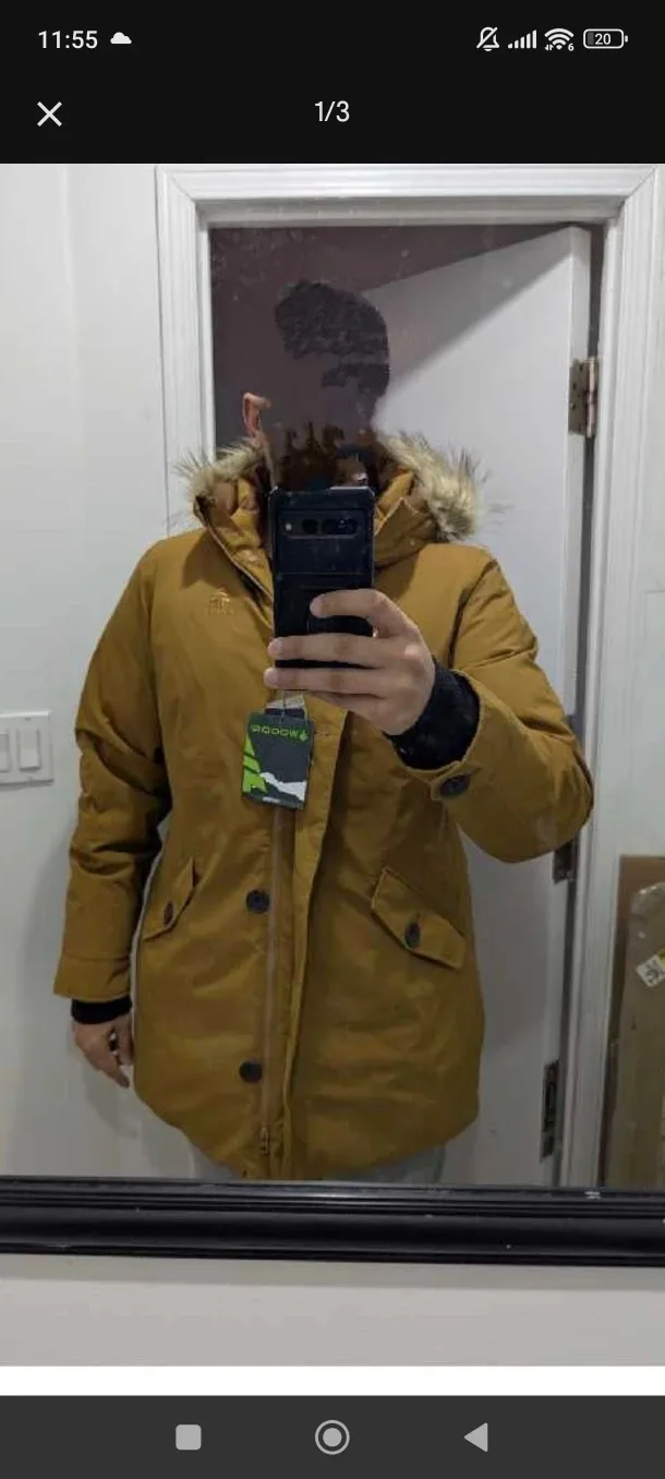 Used Woods Winter Parka Down Jacket size 2XL