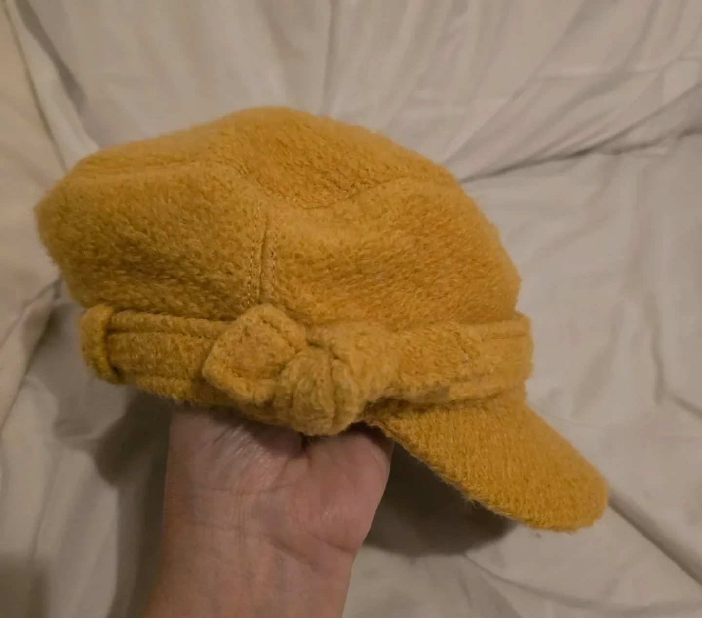 Lovely Yellow Newsboy Cap Warm