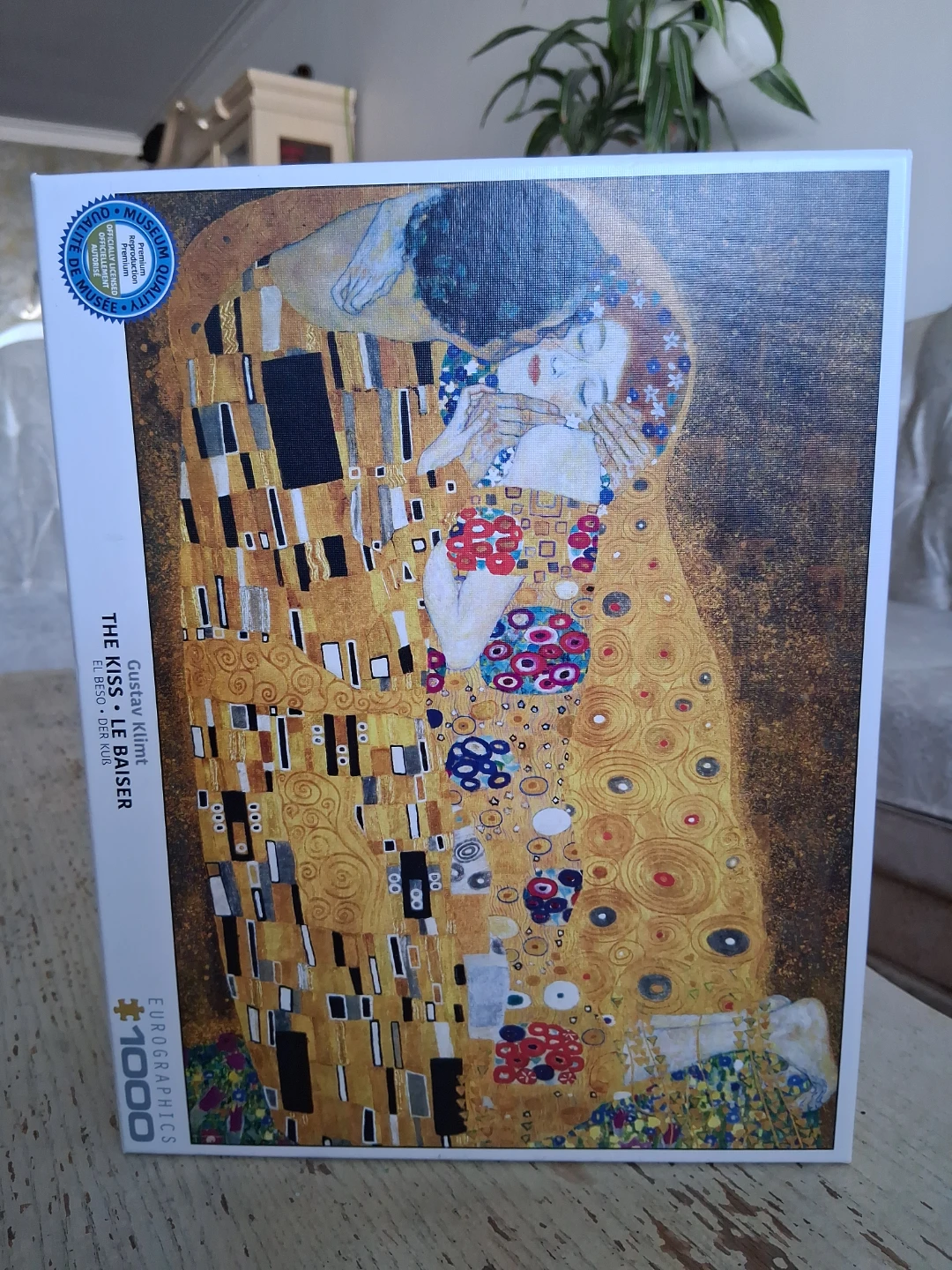 Eurographics Gustav Klimt The Kiss 1000pc Puzzle