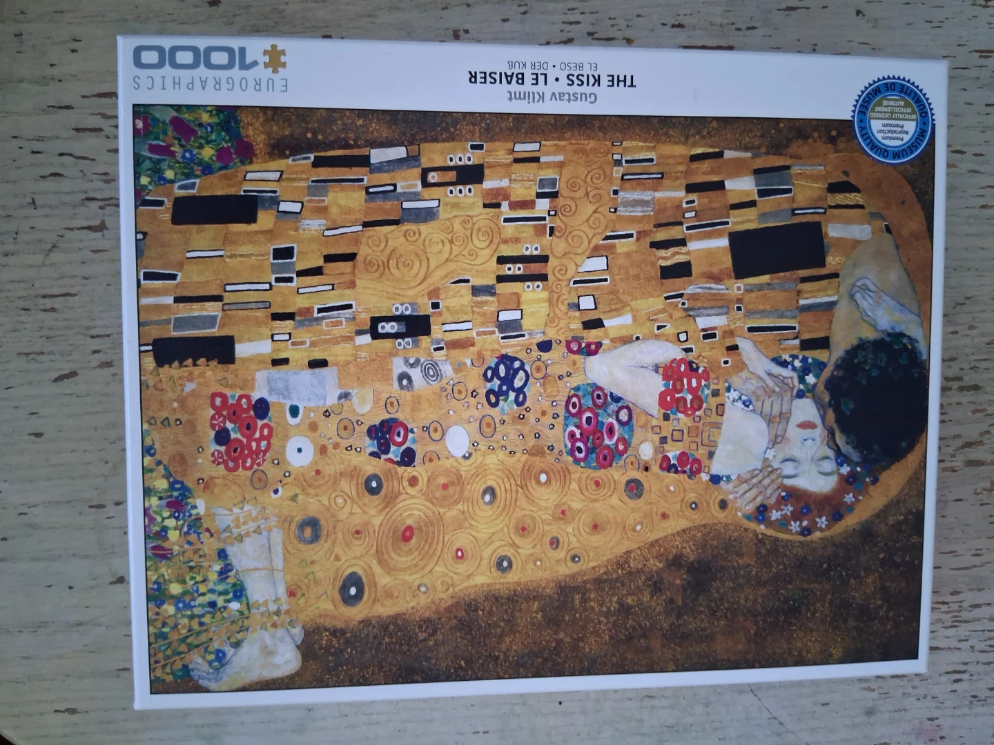 Eurographics Gustav Klimt The Kiss 1000pc Puzzle - photo 2