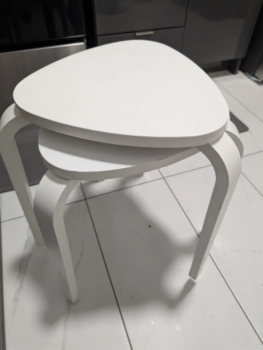 IKEA Kyrre White Stool