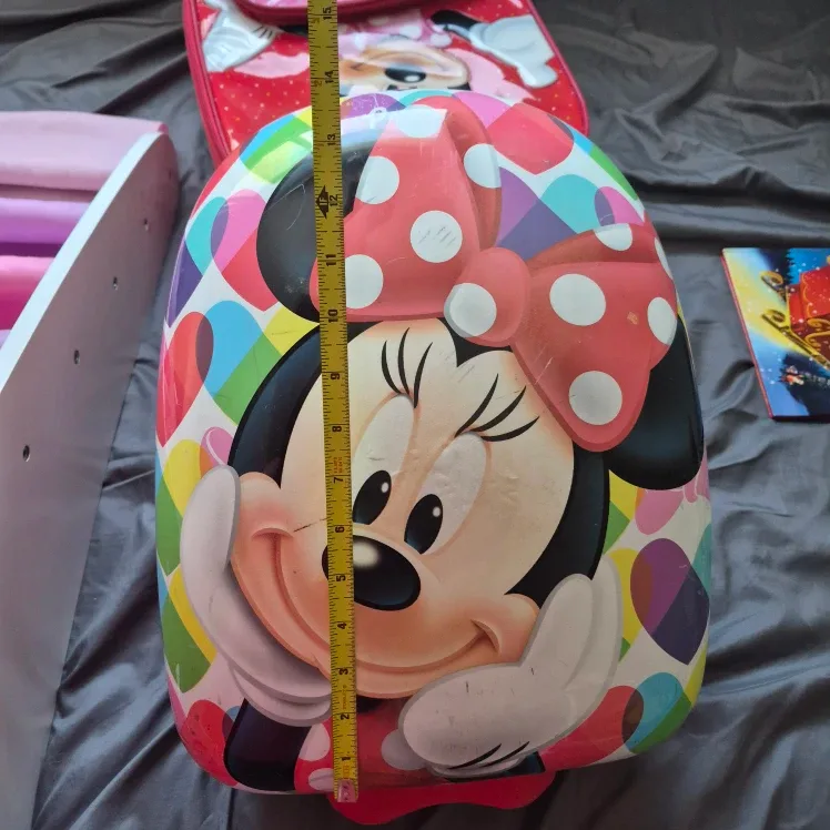 Minnie Mouse Rolling and non Rolling Luggage & Pink Bookrack image indicator(9)