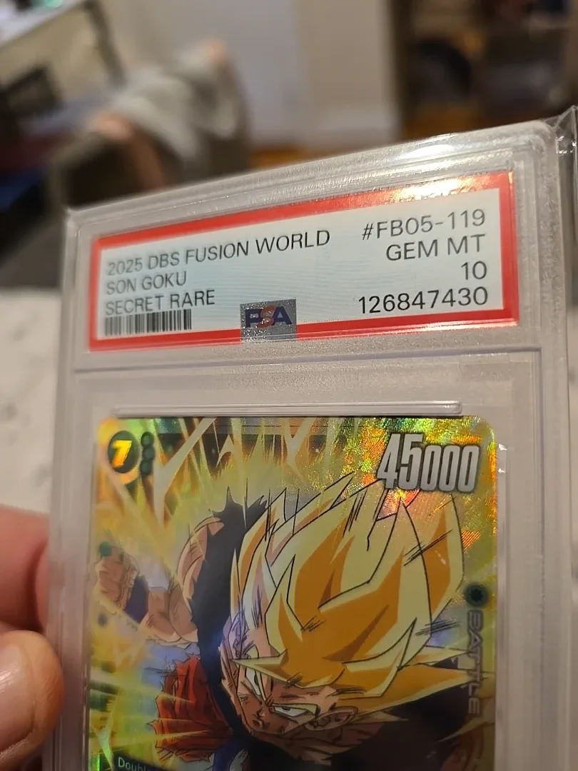 2025 DBS Fusion World Son Goku fb05 119 Secret Rare GEM MT 10 image indicator(3)