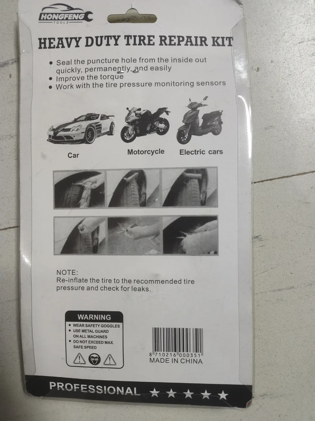 Heavy duty tire repair kit image indicator(2)