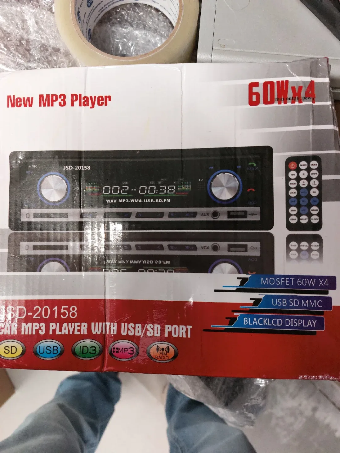 New JSD-20158 Car MP3 Player with USB/SD Port image indicator(3)