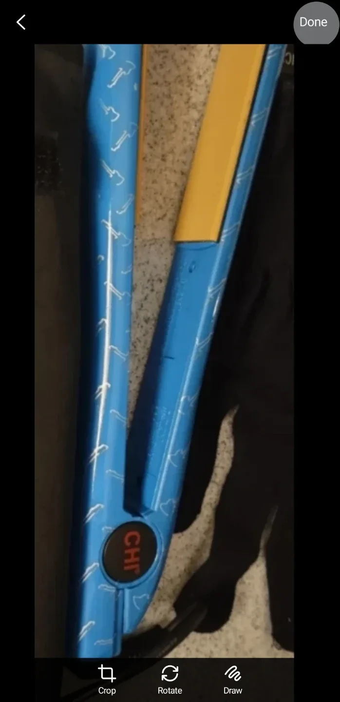 CHI Brands Blue Hair Straightener with Case - #Cleanout image indicator(3)