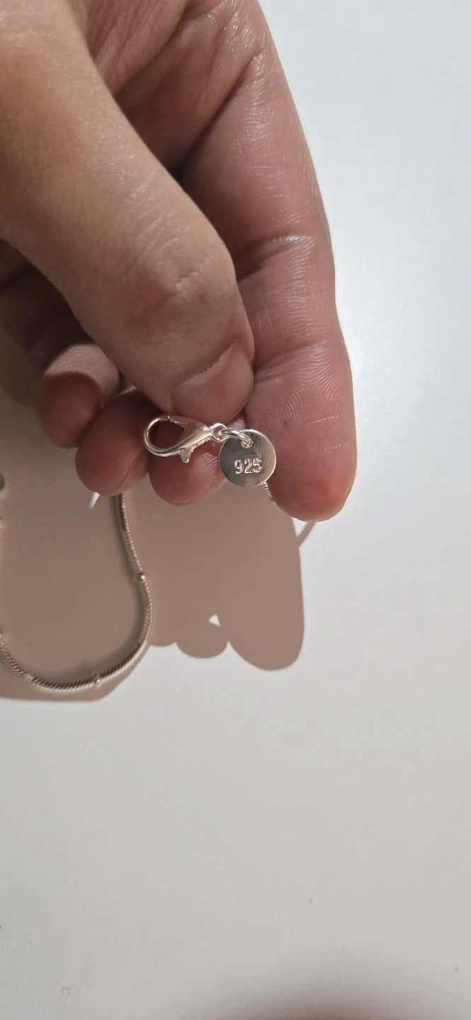 Silver Plated Snack Chain Bead Bracelet - photo 3