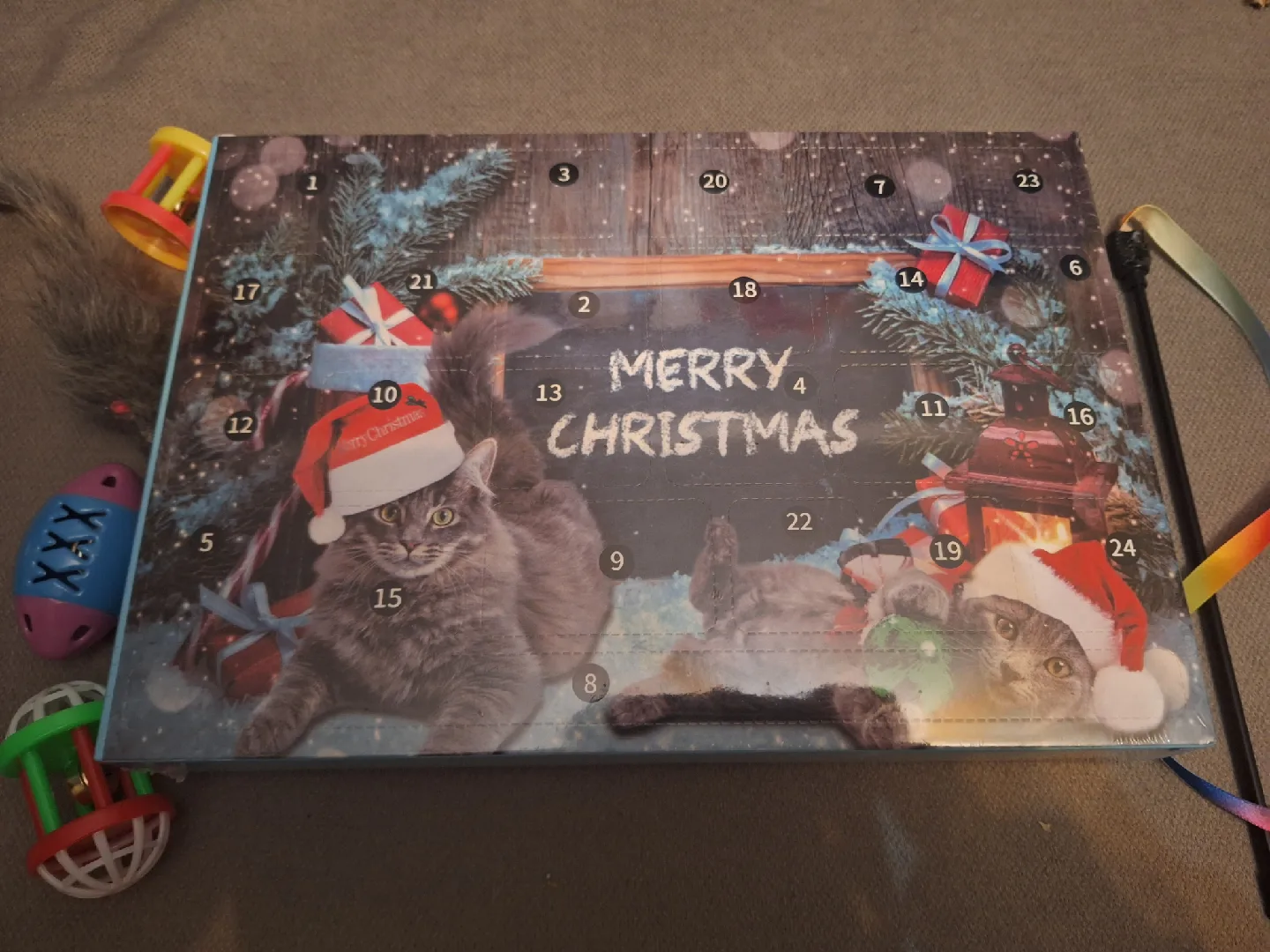 NEW Cat Advent Calendar with Toys 🔔
