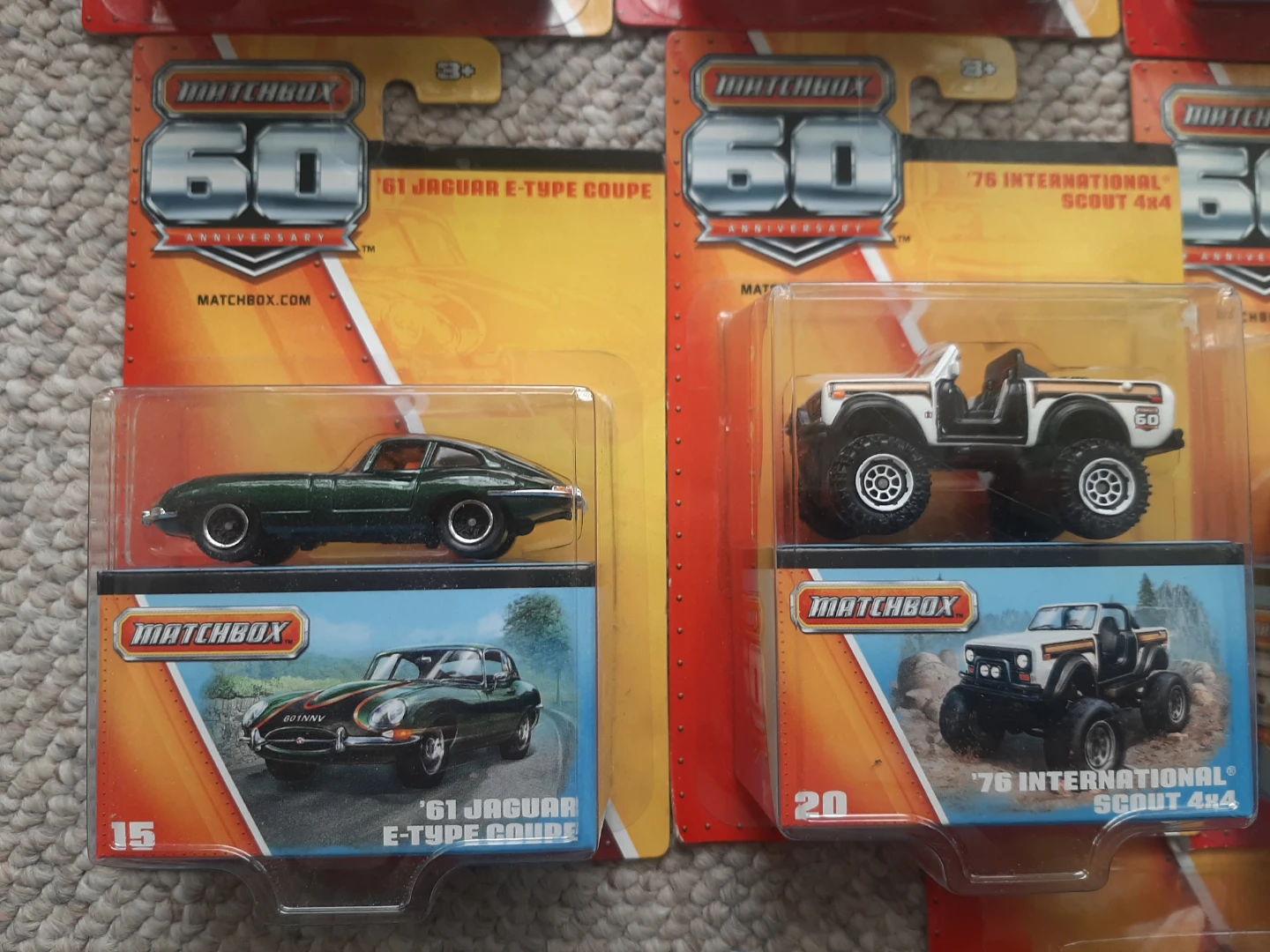 Matchbox 60th Anniversary Diecast Cars $5 each - photo 3