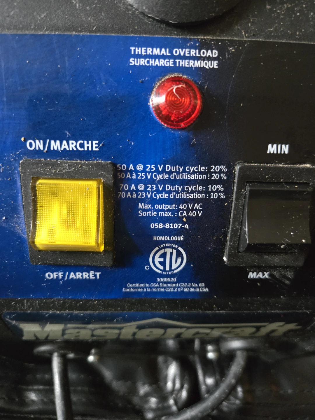 Mastercraft Arc Welder Kit - photo 3