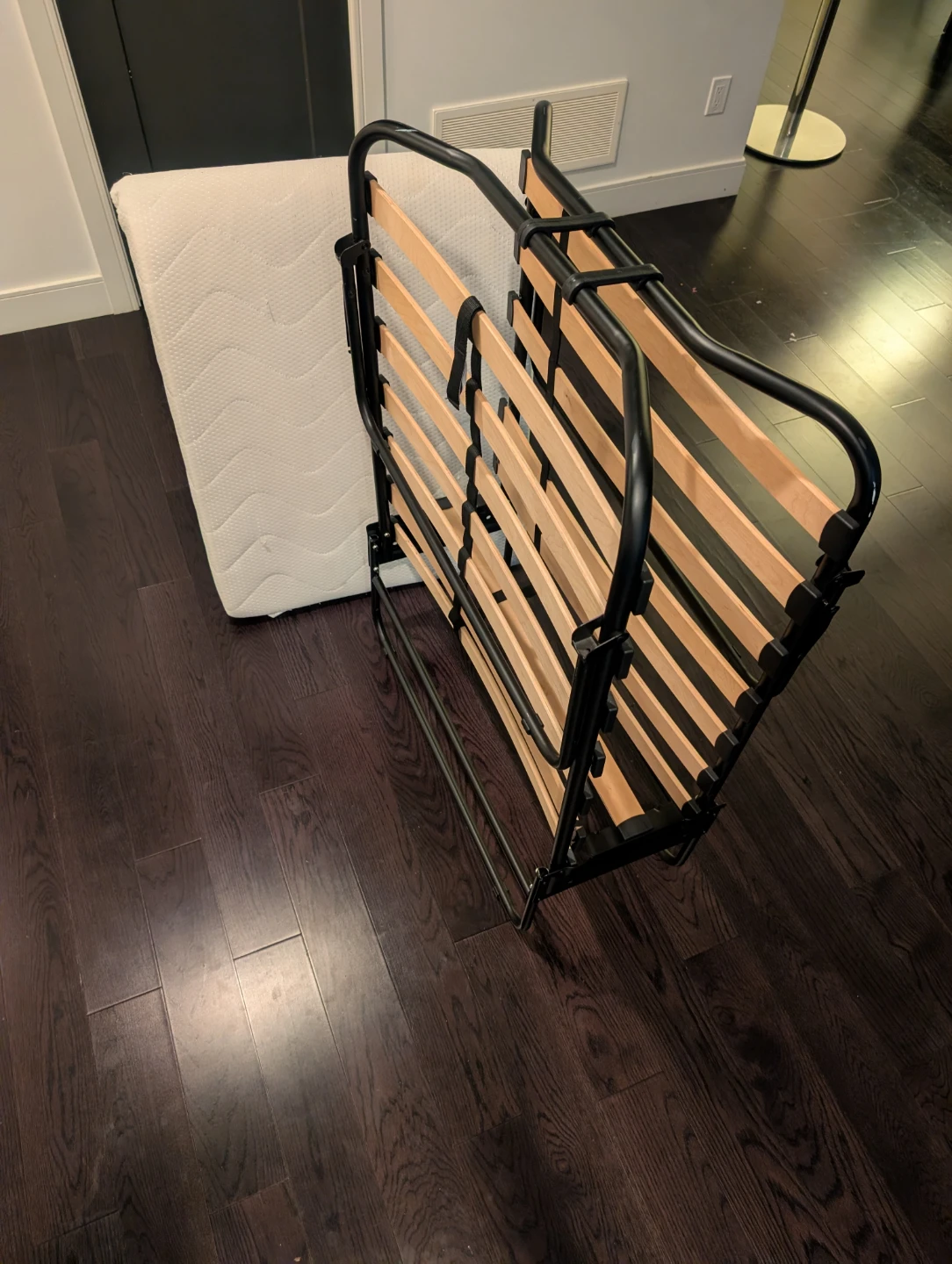 Folding Bed Frame with Mattress - photo 2