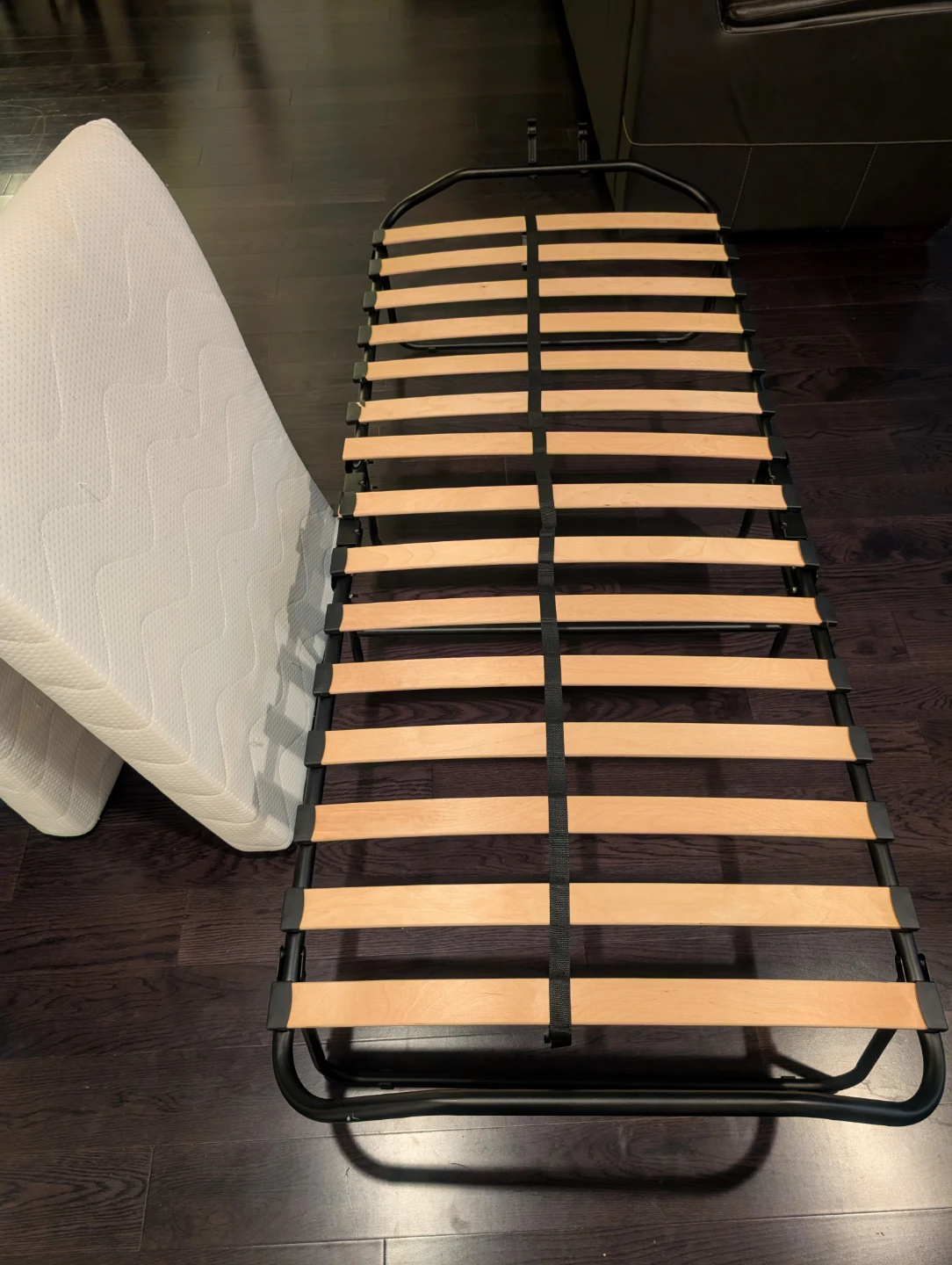 Folding Bed Frame with Mattress - photo 4