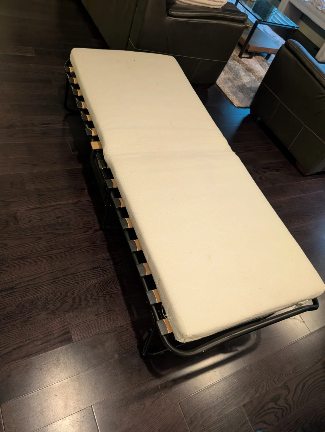 Folding Bed Frame with Mattress - photo 5