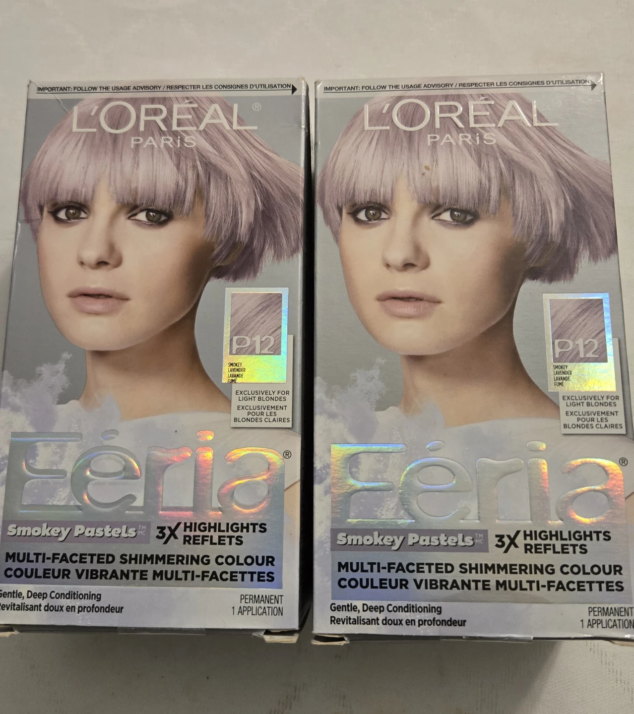 L'Oreal Feria P12 Smokey Pastel Hair Dye