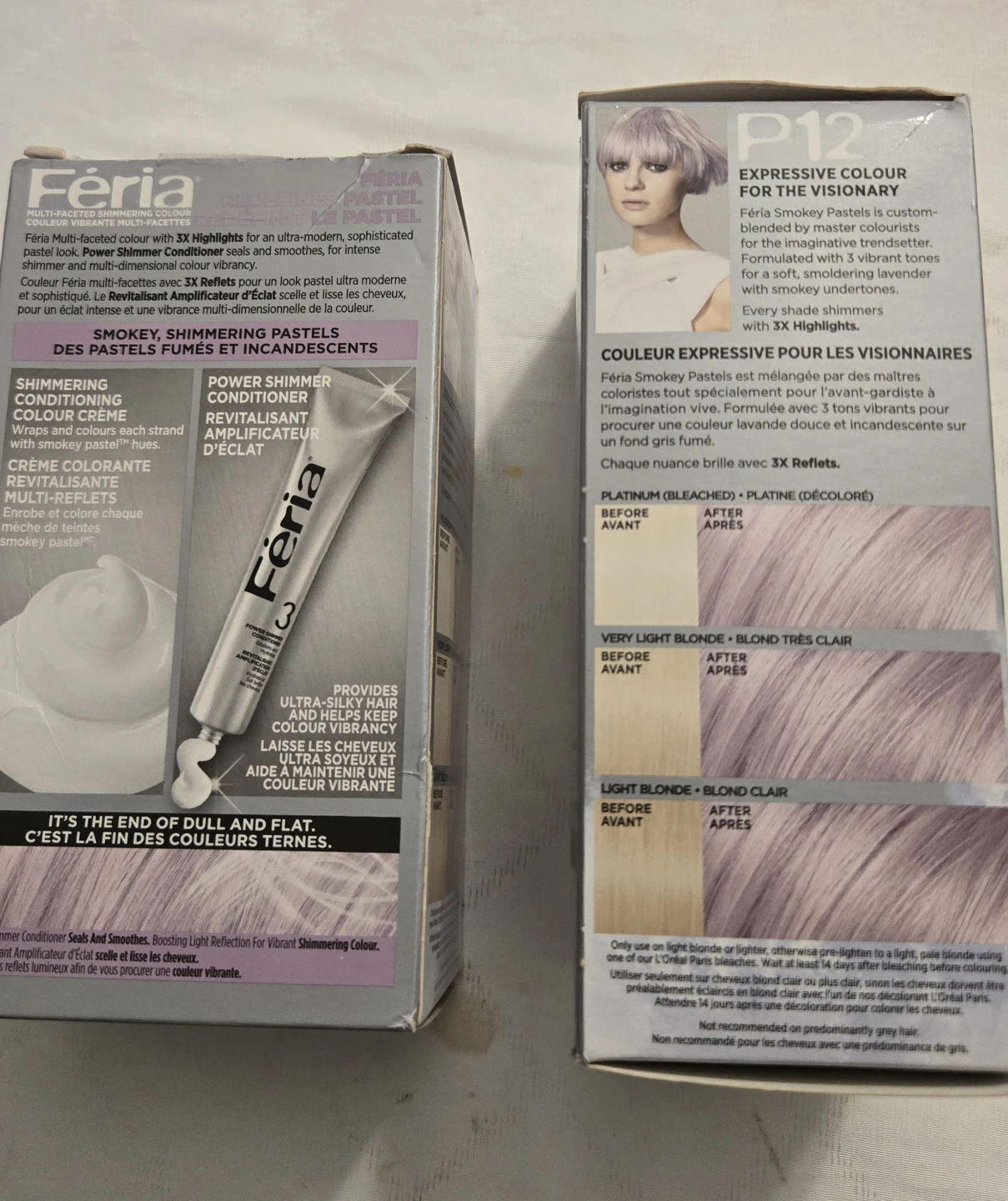 L'Oreal Feria P12 Smokey Pastel Hair Dye - photo 2
