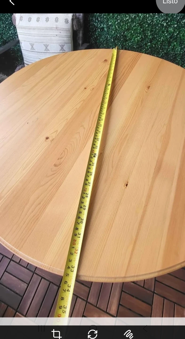 Round Wooden Dining Table - photo 4