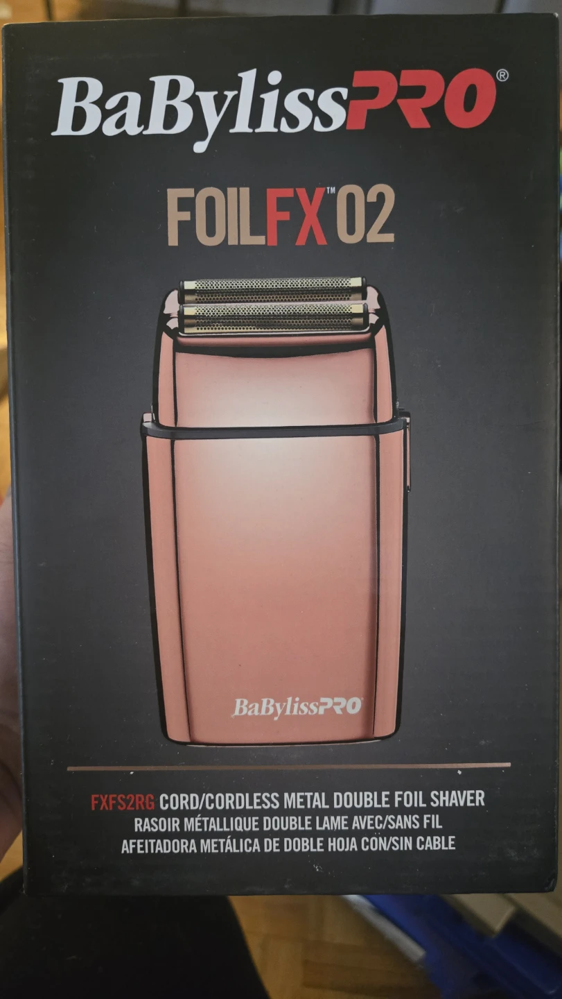BaBylissPRO FOILFX02 Cord/Cordless Metal Double Foil Shaver
