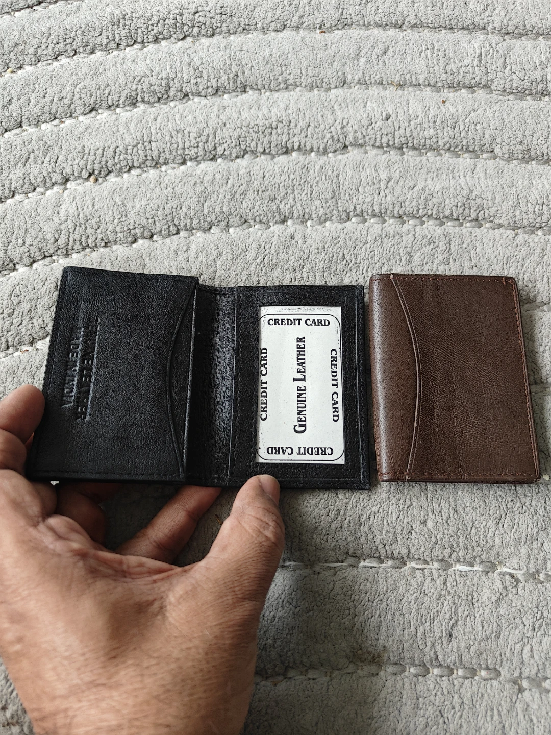 Leather Wallets - Brown & Black