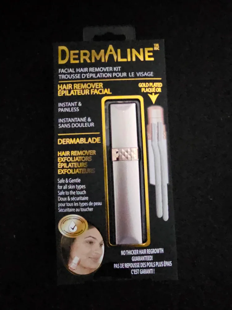 DERMALINE Facial Hair Remover Kit #Cleanout ♻️