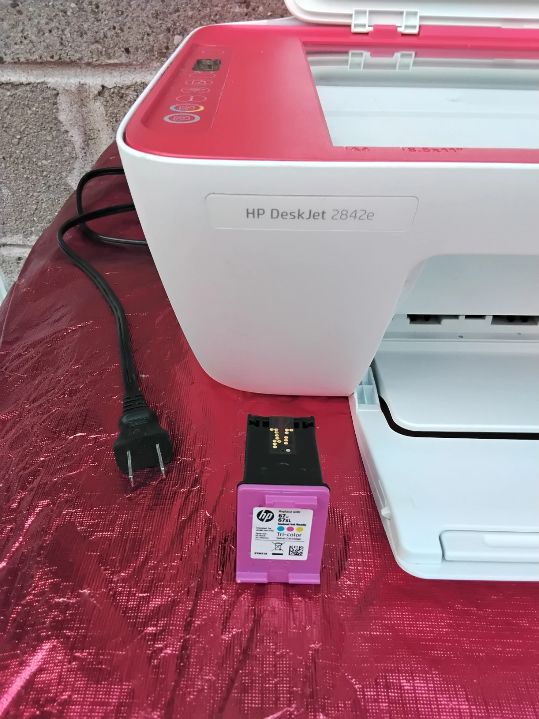 HP DeskJet 2842e All-in-One Printer & HP TRI-COLOR/BLACK INK - photo 5