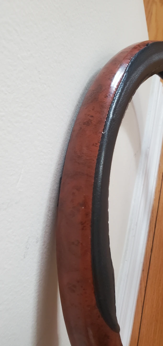 Steering Wheel Cover - Brown & Black - photo 2