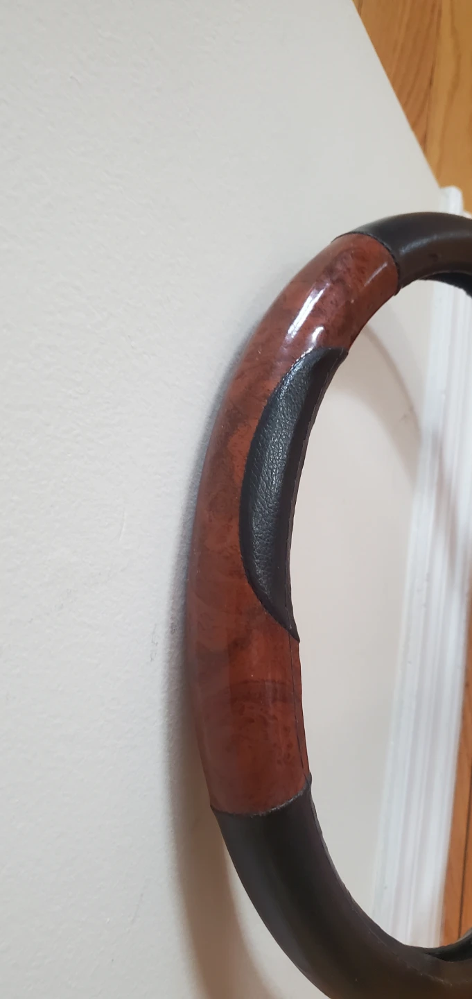 Steering Wheel Cover - Brown & Black - photo 3