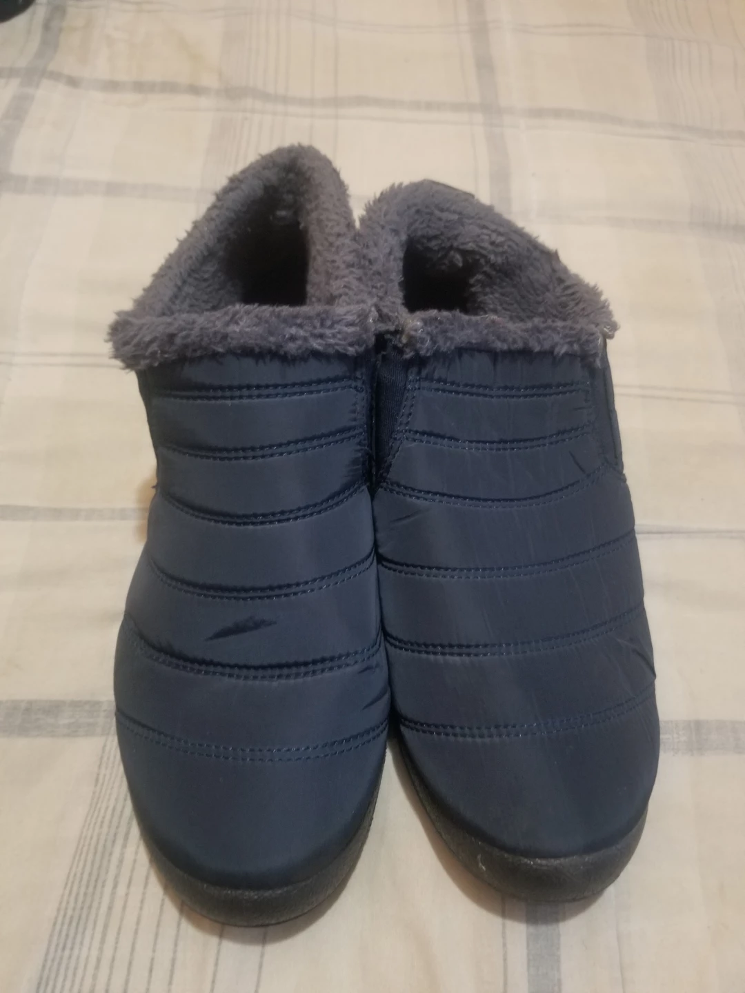 Super Warm BJ Blue Winter Slippers, Size 9 #Gifting