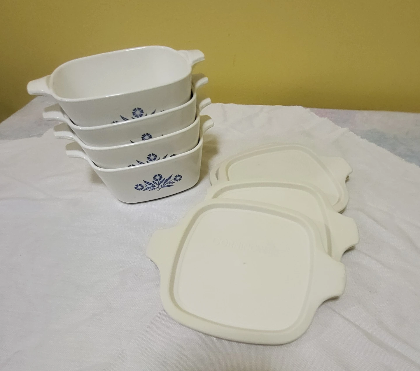 CorningWare storage with lids