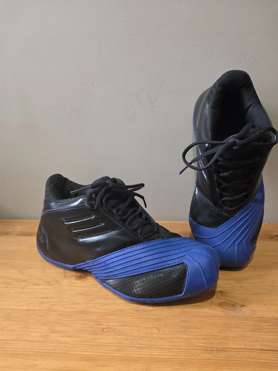 Adidas T-Mac 1 Black/Royal Blue Shoes - photo 2
